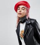 Shikumi Red Pu Beret - Red