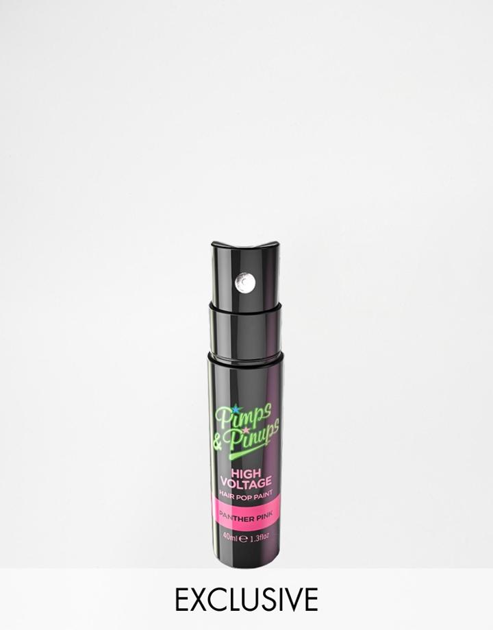 Pimps & Pinups Asos Exclusive High Voltage Hair Pop Paint 40ml - Pink - Pink