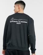 Mennace Essential Regular Sweatshirt In Black