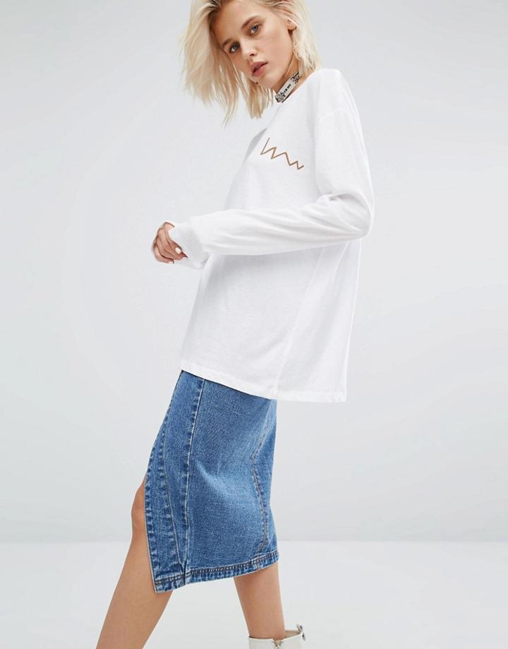 Kkxx Luxury Long Sleeve T-shirt - White