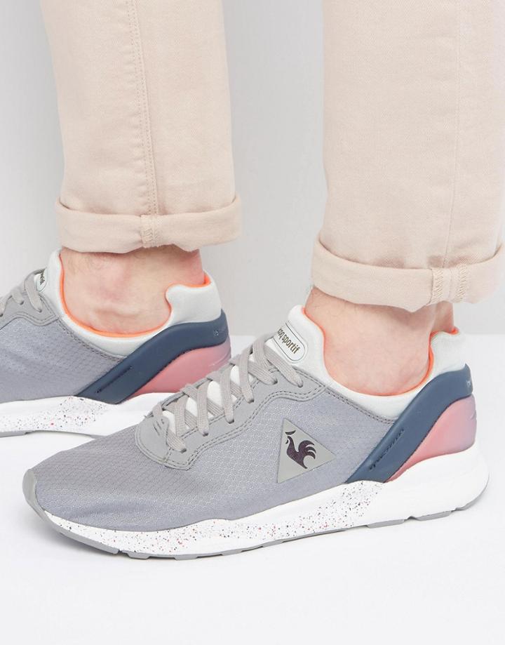 Le Coq Sportif R Xvi Tech Nylon Sneakers - Gray
