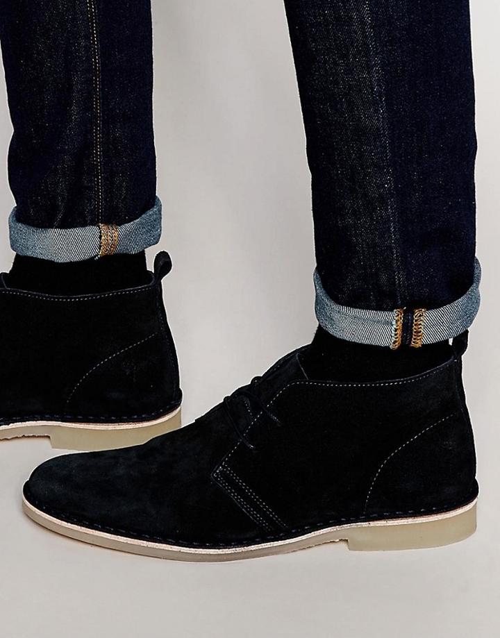 Standard Forty-five Suede Desert Boot - Navy
