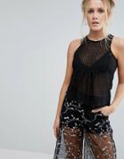 Little White Lies Kizzy Top - Black