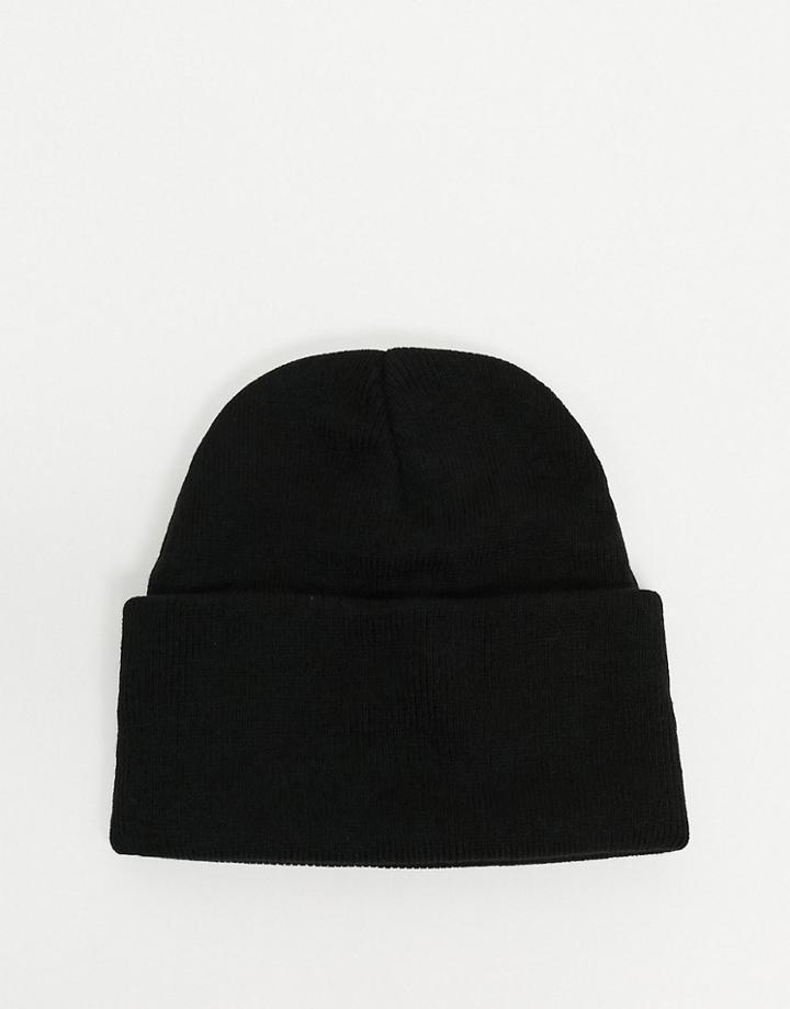 Asos Design Beanie In Black