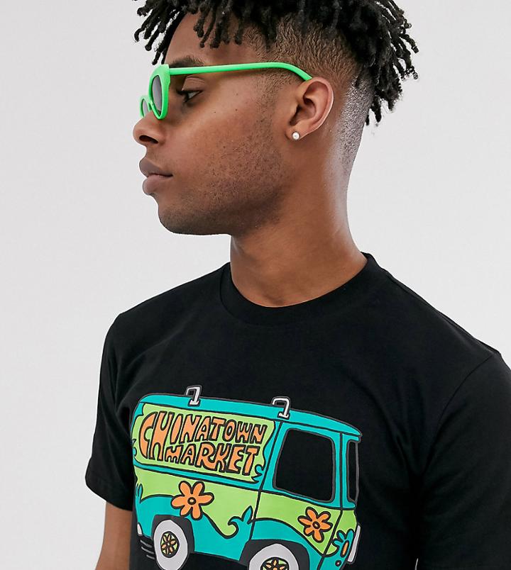 Chinatown Market Scooby Van T-shirt In Black