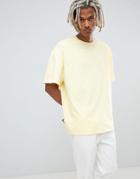 Weekday T-shirt In Yellow - Yellow