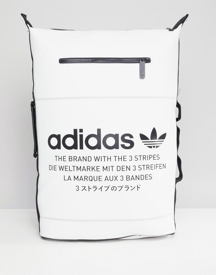 Adidas Originals Nmd Backpack In White Dh3098 - White