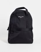 Tommy Jeans Logo Backpack In Black