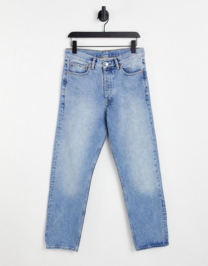 Dr Denim Dash Straight Jeans In Light Wash-blues