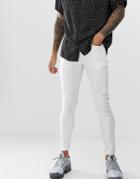 Apt Super Skinny Jeans In White - White