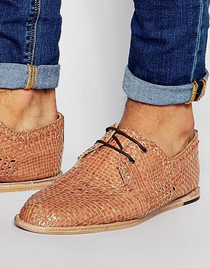 Hudson London Barra Woven Shoes - Brown