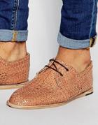 Hudson London Barra Woven Shoes - Brown