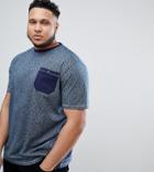 Duke Plus T-shirt With All Over Print And Pocket - Navy