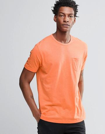 Ymc Chest Pocket T-shirt - Orange