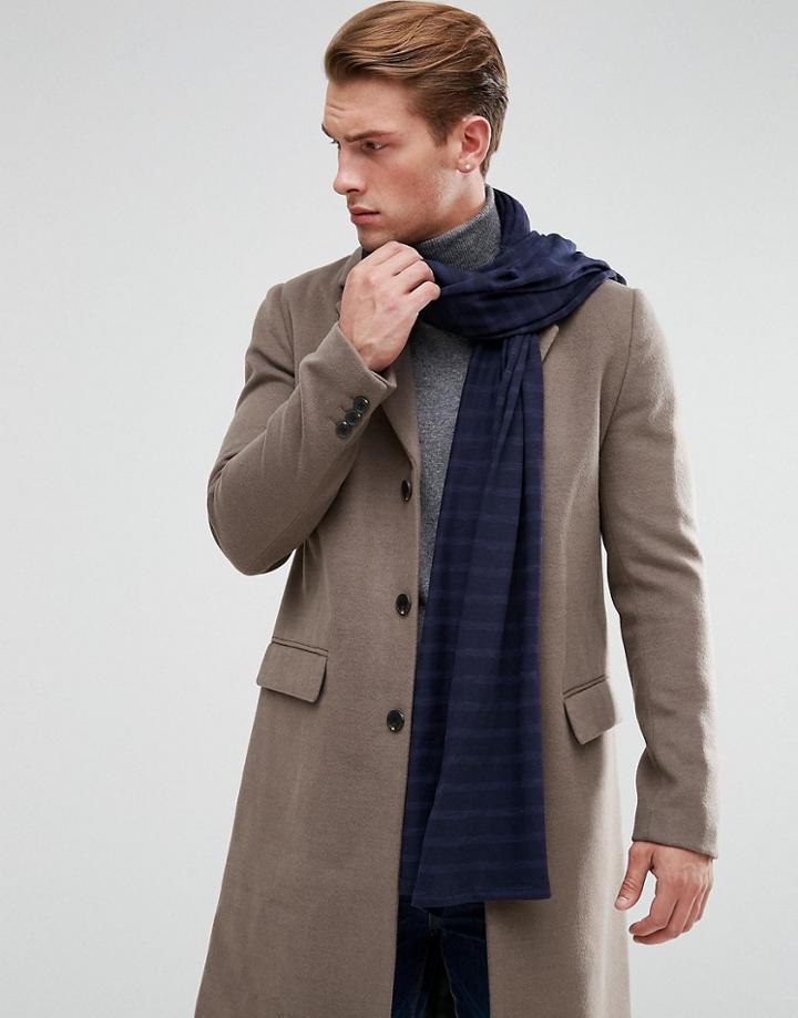 Esprit Scarf In Navy - Navy