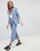 New Look Corduroy Crop Pants Two-piece - Blue