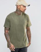 Illusive London T-shirt With Distressing - Green
