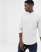 J.crew Mercantile Flex Slim Fit Oxford Shirt Button Down In Gray Marl - Gray
