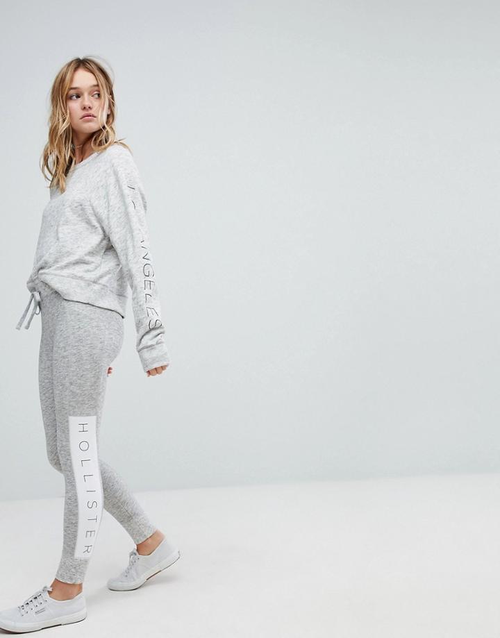 Hollister Sporty Skinny Trackpant - Gray