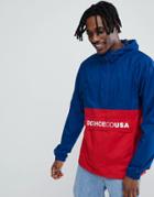 Dc Shoes Sedgefield Color Block Overhead In Red & Blue - Red