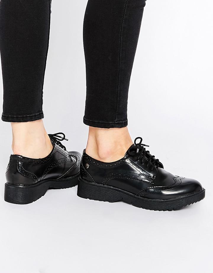 Blink Chunky Brogues - Black Box Pu