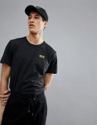 Jack Wolfskin Essential T-shirt In Black - Black