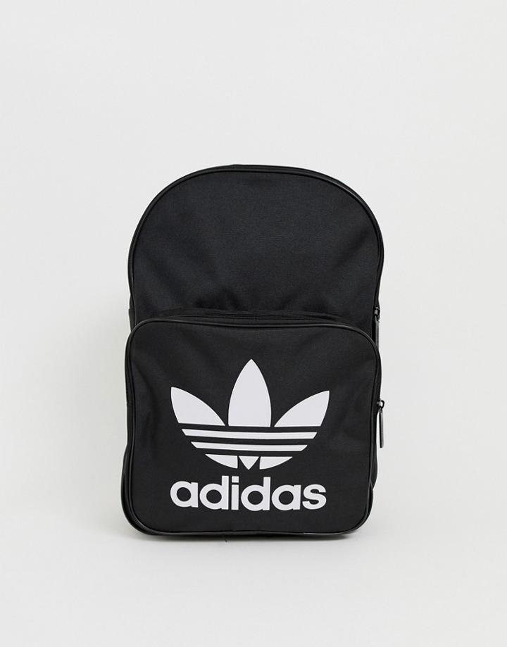 Adidas Originals Trefoil Backpack In Black - Black