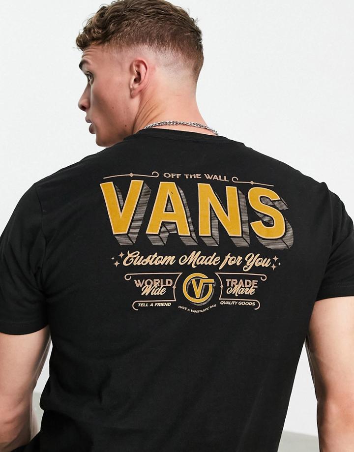 Vans East End T-shirt In Black