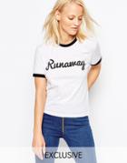 Chorus Ringer Tee - White