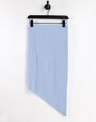 Na-kd X Hanna Schonberg Coordinating Tie-dye Asymmetric Skirt In Blue-orange