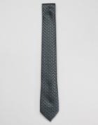 Ben Sherman Silk Owl All Over Print Tie - Navy
