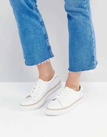 Sixtyseven Leather Sneaker - White