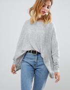 New Look Oversize Sweater - Gray