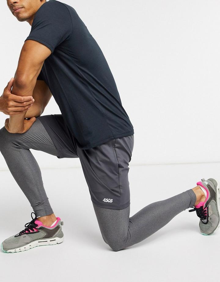 Under Armour Heat Gear 2.0 Leggings In Grey