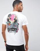 Friend Or Faux Octopus Back Print T-shirt - White