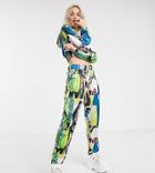 Collusion Collage Print Sweatpants-multi