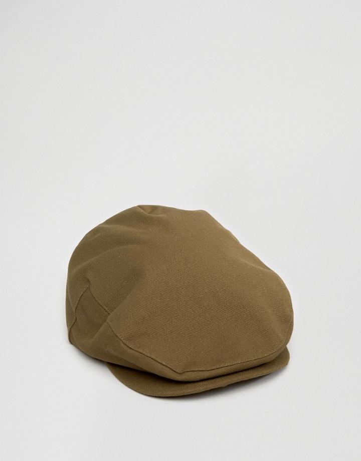 Brixton Flat Cap Seth Snap - Green