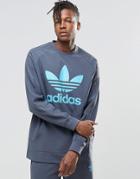 Adidas Originals Utility Crew Sweatshirt Ay7996 - Blue