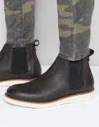 Selected Homme Rud Leather Chelsea Boots - Black