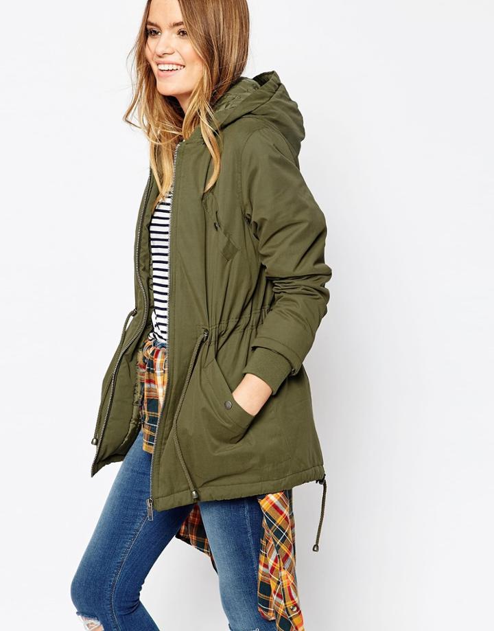 Asos Summer Parka - Khaki