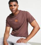 The North Face Center Dome T-shirt In Brown Exclusive At Asos-purple
