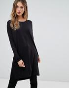 Bellfield Montic Pleat Shoulder Tunic - Black