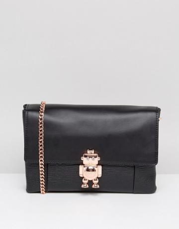 Ted Baker Jemms Robot Lock Cross Body Bag - Black