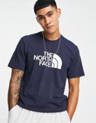 The North Face Easy T-shirt In Navy