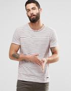 Only & Sons Stripe T-shirt - Red