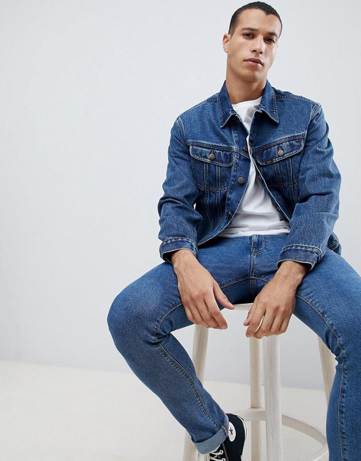 Lee Jeans Rider Denim Jacket - Blue