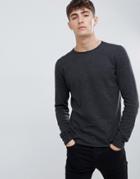 Esprit Recycled Cotton Lightweight Sweater In Gray - Gray