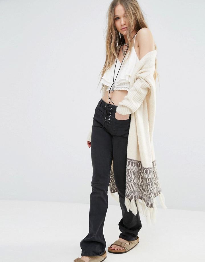 Moon River Cardi Coat - Beige