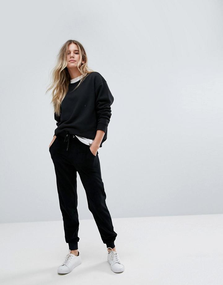 New Look Velvour Jogger - Black
