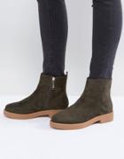 Asos Arch Ankle Boots - Green